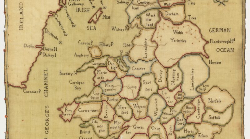 regions of england map showing the nine official regions from North East to South West with key cities and landmarks labelled