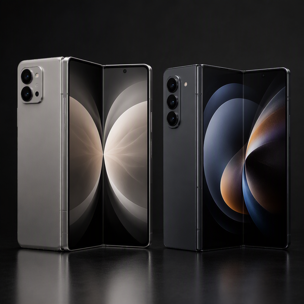 iPhone Duo compared with Galaxy Z Fold 8