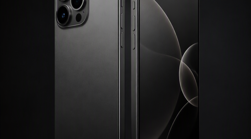 iPhone 18 Pro showing its premium design and camera system