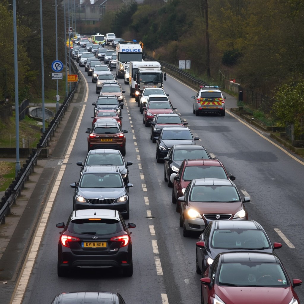 Traffic delays around Cardiff following A48M police incident